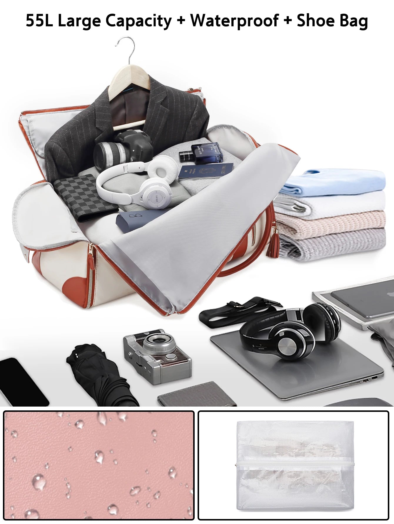PackMore Foldable Trolley – Big Space, Easy Travel!