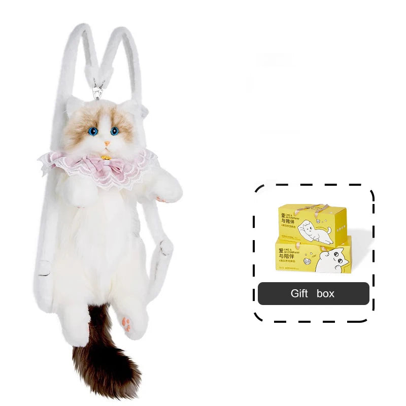 Cuddly Companion Backpack – Plush Animal Bag for Kids