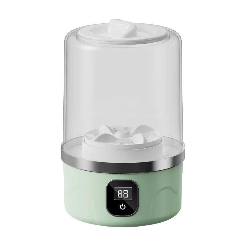 Wireless washing machine portable underwear cleaner 1L mini Socks Washing Machine Dehydratable Laundry Bucket