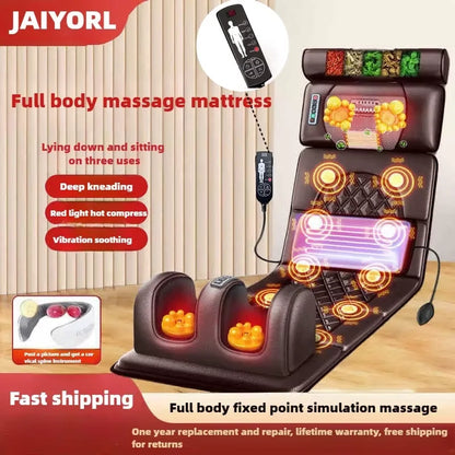 Heavenly Heat – Electric Massage Mattress Pad with Soothing Heat
