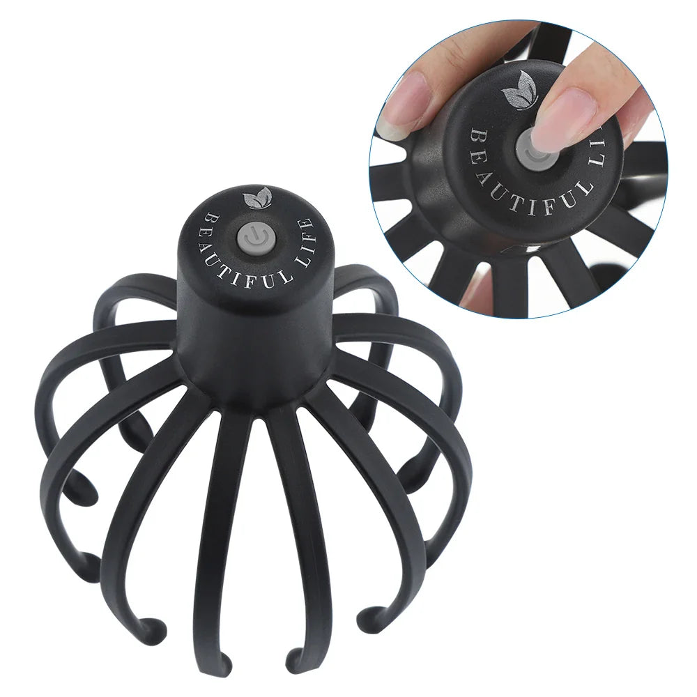 DearBeauty 12-Claw Electric Scalp Massager – Vibration Headache Relief Cap