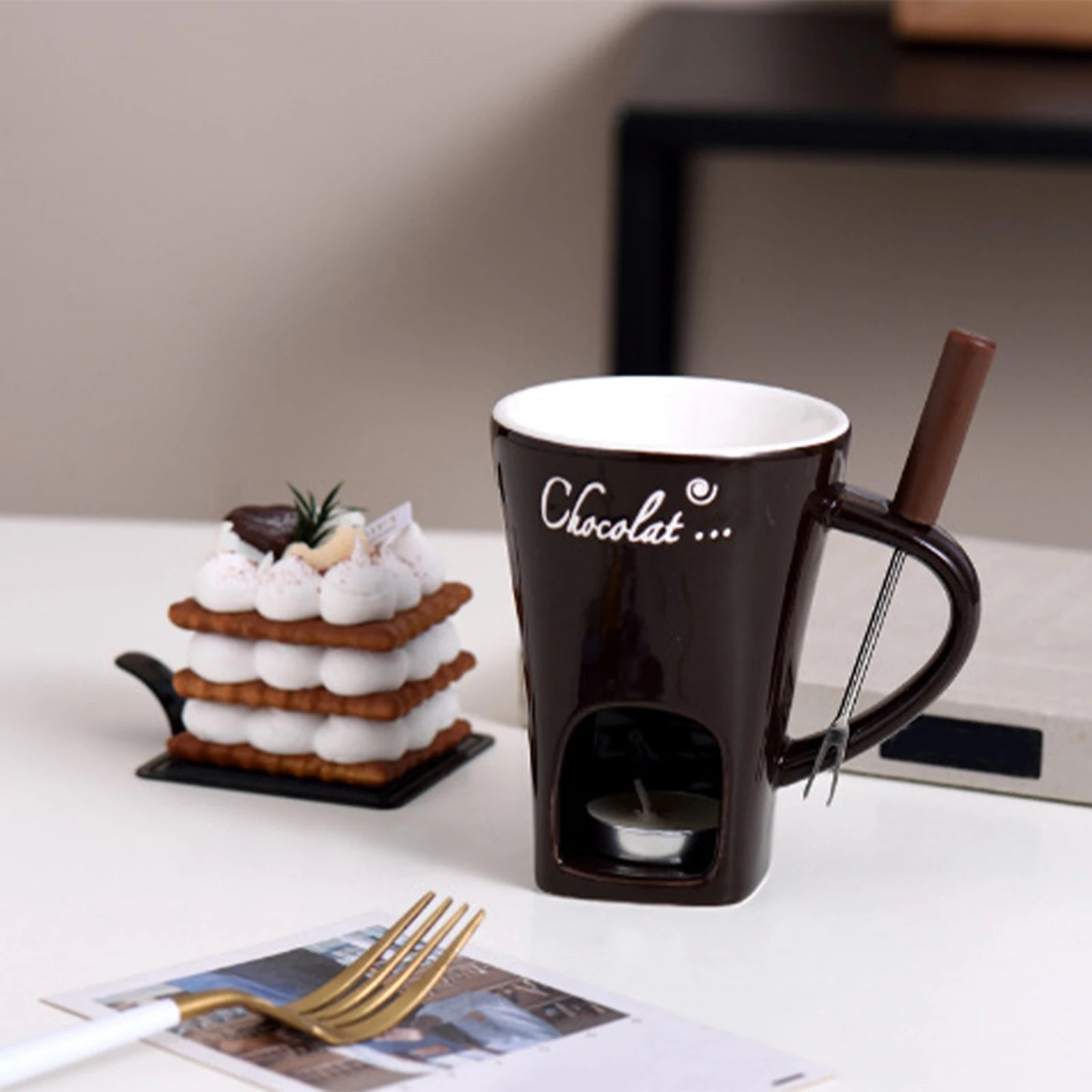MeltMug – Mini Fondue Maker for Chocolate & Cheese Lovers