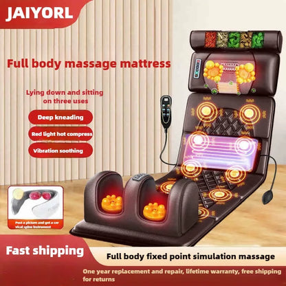 Heavenly Heat – Electric Massage Mattress Pad with Soothing Heat
