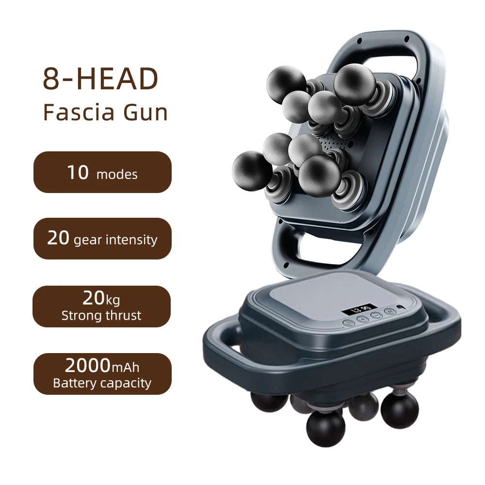 PowerPulse Pro – Deep Tissue Massage Gun with 16 Heads