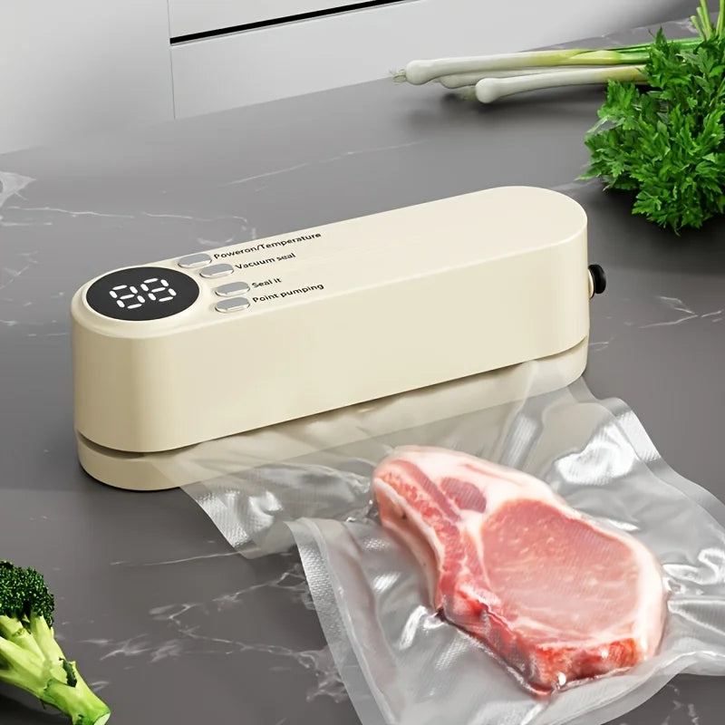 VacSnap – Compact Vacuum Sealer for Airtight Food Preservation