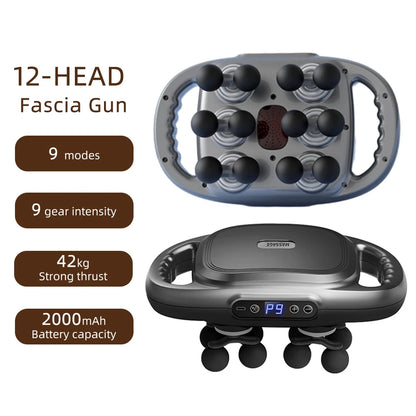 PowerPulse Pro – Deep Tissue Massage Gun with 16 Heads