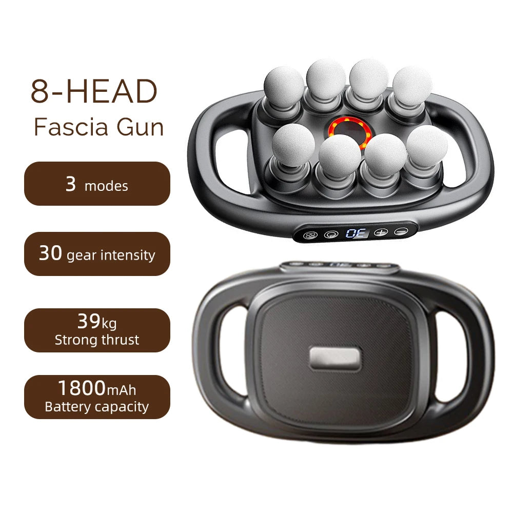 PowerPulse Pro – Deep Tissue Massage Gun with 16 Heads