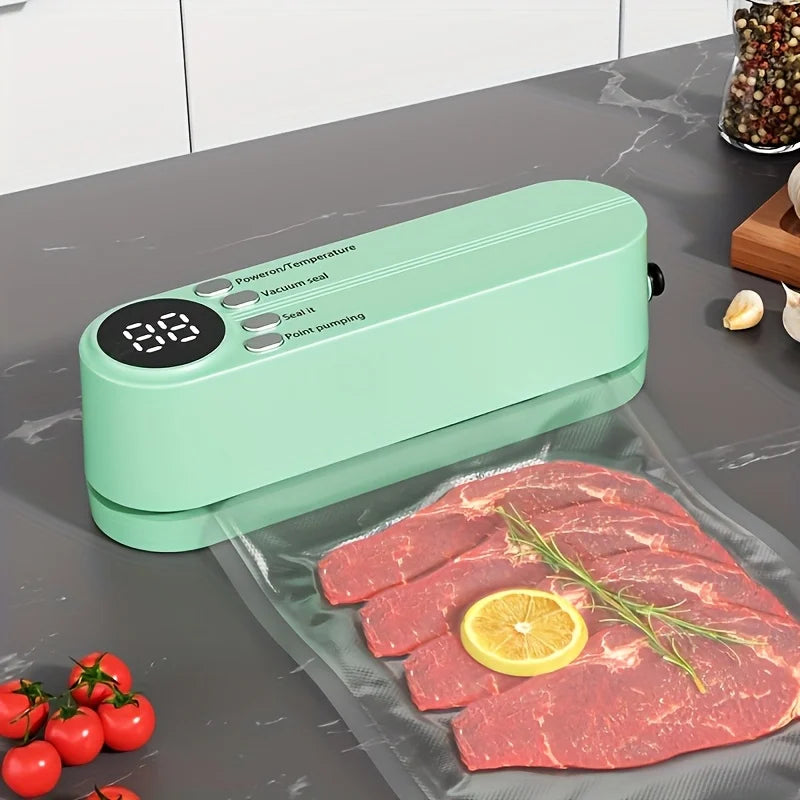 VacSnap – Compact Vacuum Sealer for Airtight Food Preservation