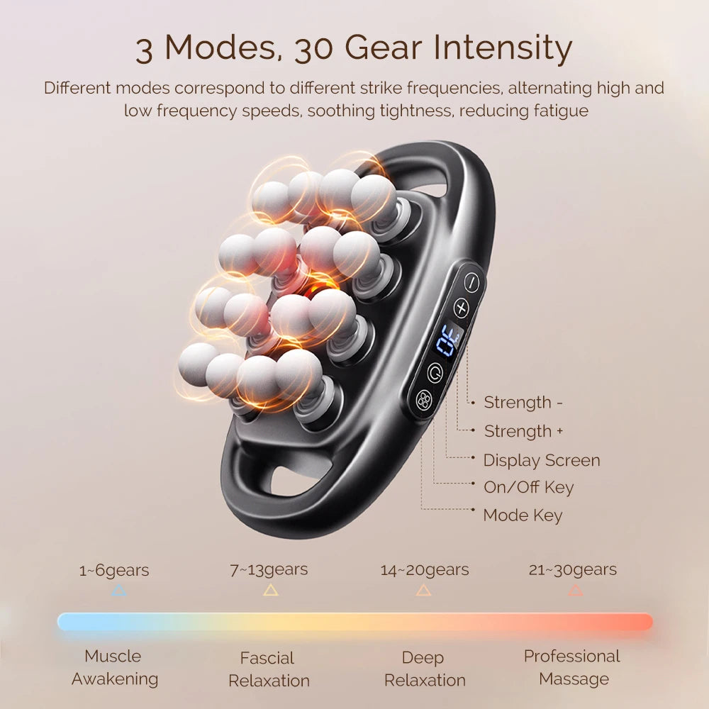 PowerPulse Pro – Deep Tissue Massage Gun with 16 Heads