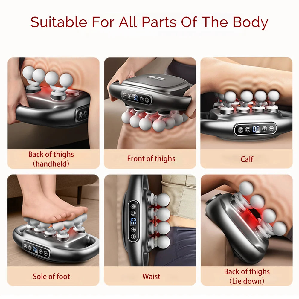 PowerPulse Pro – Deep Tissue Massage Gun with 16 Heads