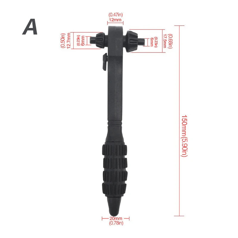 Drill Smart – 3-in-1 Chuck Wrench, Ratchet & Spanner Tool