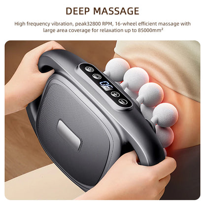 PowerPulse Pro – Deep Tissue Massage Gun with 16 Heads