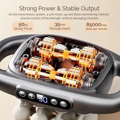 PowerPulse Pro – Deep Tissue Massage Gun with 16 Heads