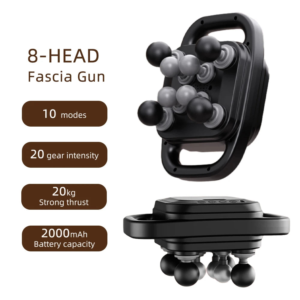 PowerPulse Pro – Deep Tissue Massage Gun with 16 Heads
