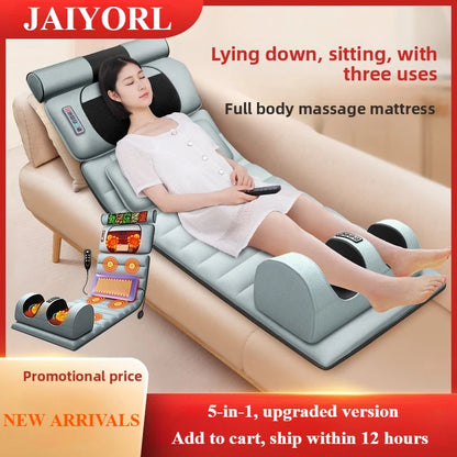 Heavenly Heat – Electric Massage Mattress Pad with Soothing Heat